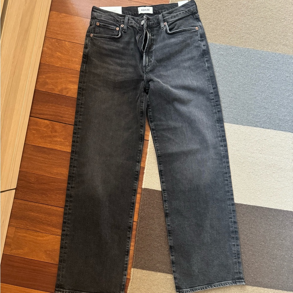 NWT Agolde Harper Jeans - mid rise relaxed straight leg